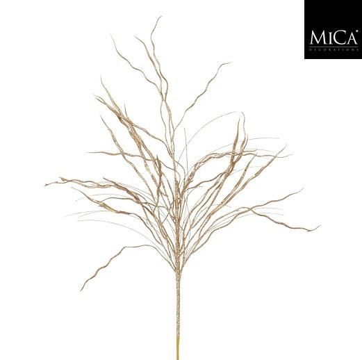 RAMO ROSA/ORO PVC GLITTER  78CM