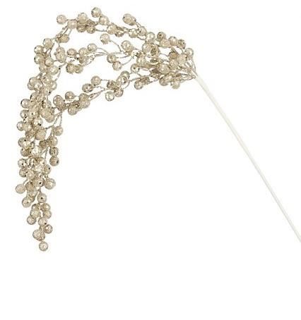 RAMO BACCHE PVC CHAMPAGNE GLITTER CM. 77