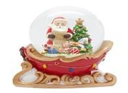CARILLON SFERA ACQUA PVC/VETRO BABBO/SLITTA CM.16,5