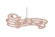 DECORO PVC NOTE MUSICALI CHAMPAGNE CM.7