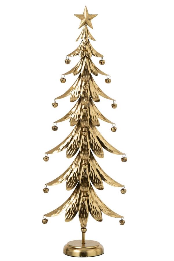 ALBERO DI NATALE FERRO ORO L (25x13x78,5cm)