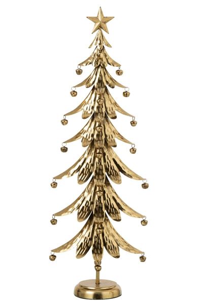 ALBERO DI NATALE FERRO ORO L (25x13x78,5cm)