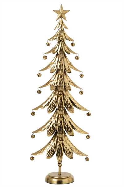 ALBERO DI NATALE FERRO ORO L (25x13x78,5cm)