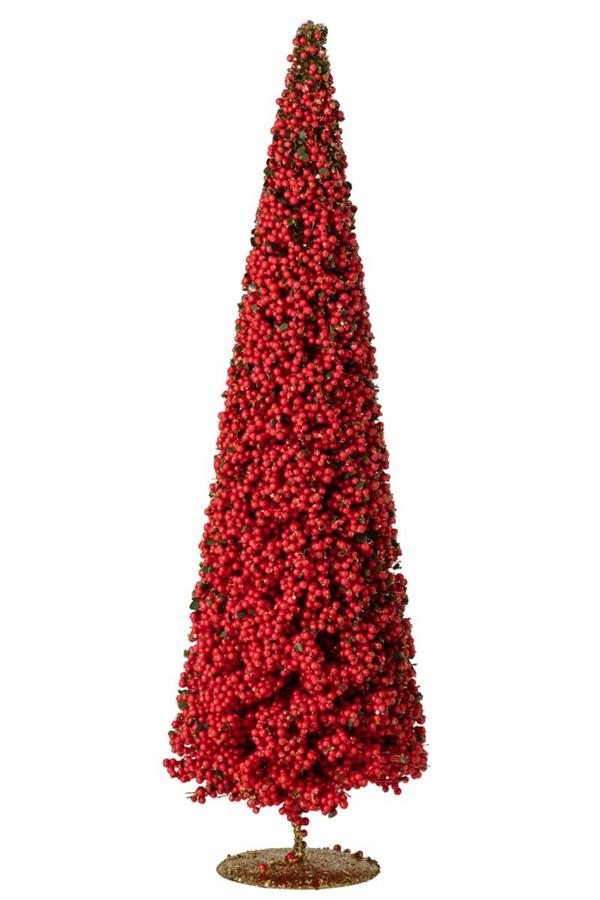 ALBERO BACCHE PVC ROSSO L (19x19x60cm)