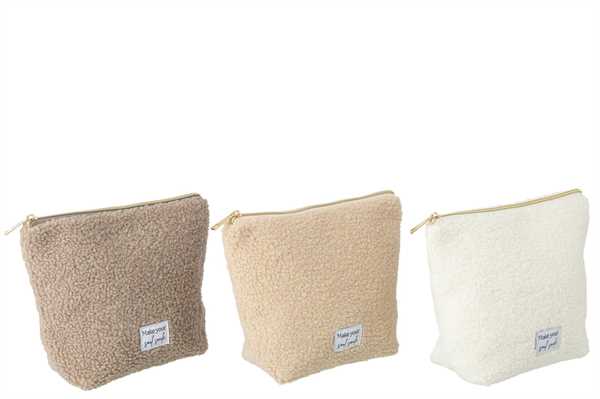 BEAUTY TEDDY POLIESTERO AVORIO/MAR (25x8x20cm)