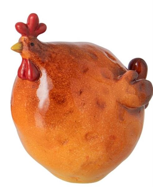 GALLO POLIRESINA ARANCIONE MEDIO