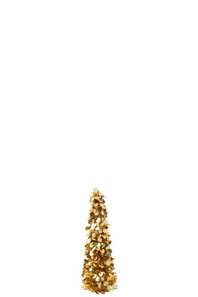 ALBERO FRIZZANTE POLIESTERI ORO S (14x14x60,5cm)