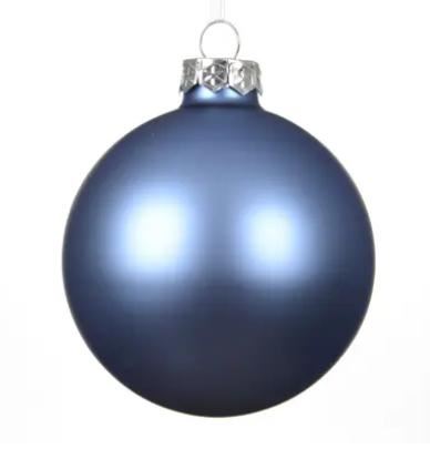 SFERA NATALE VETRO OPACA D.15CM BLUE DAWN