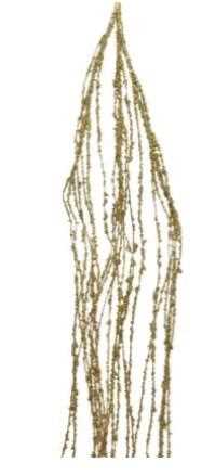 AMARANTO PVC SU GAMBO ORO 20X4XH.130CM