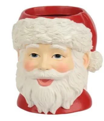 VASO POLIRESINA BABBO NATALE 16.7X16.9XH.18CM