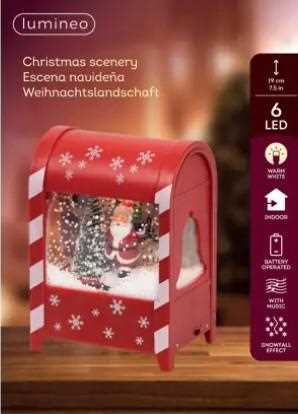 CASSETTA POSTALE PVC LED C/MOVIM.  9.5X13.5XH.19CM A BATT.