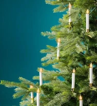 CATENA CANDELE PVC LED  FLAME EFFECT 6MT.