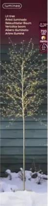 ALBERO IN FERRO ORO 720LED CALDO+CLASSIC CM.D70X180H C/TRA.