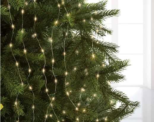 MICROLED GRAPPOLO LUCE CALDA 832LED MT2,4 FILO METALLO