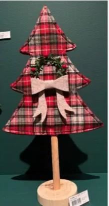 ALBERO IN POLIESTERE SCOZZESE 26X 9.8X H.48CM