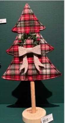 ALBERO IN POLIESTERE SCOZZESE 26X 9.8X H.48CM