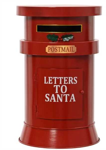 CASSETTA LETTERE IN METALLO ROSSA D.24 X H.38CM