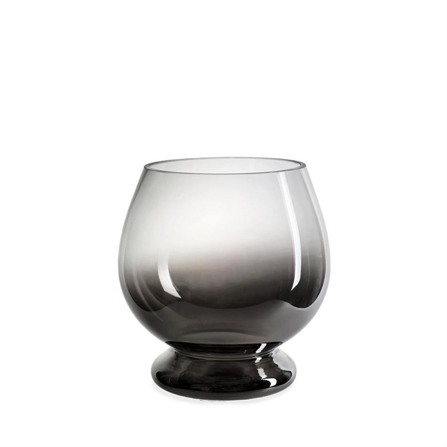 LANTERNA VETRO 20cm GRIGIO FUME'