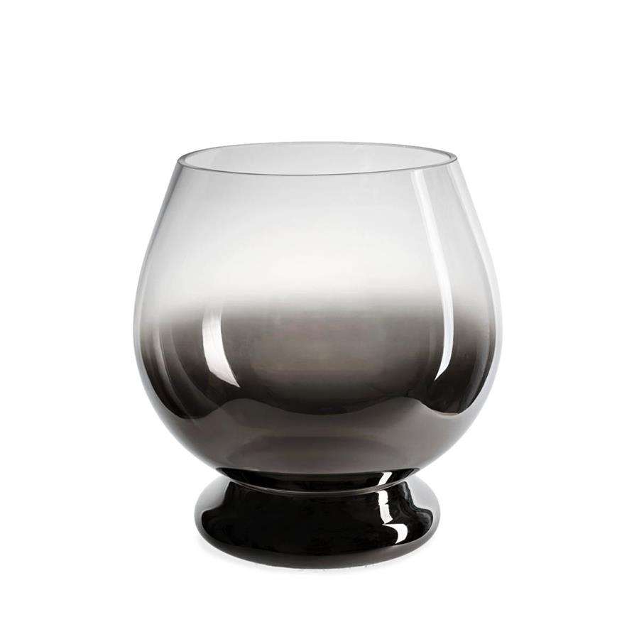 LANTERNA VETRO 25cm GRIGIO FUME'