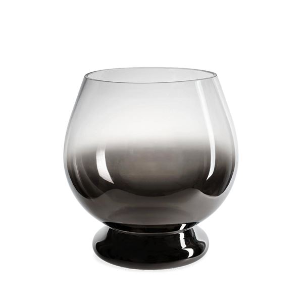 LANTERNA VETRO 25cm GRIGIO FUME'