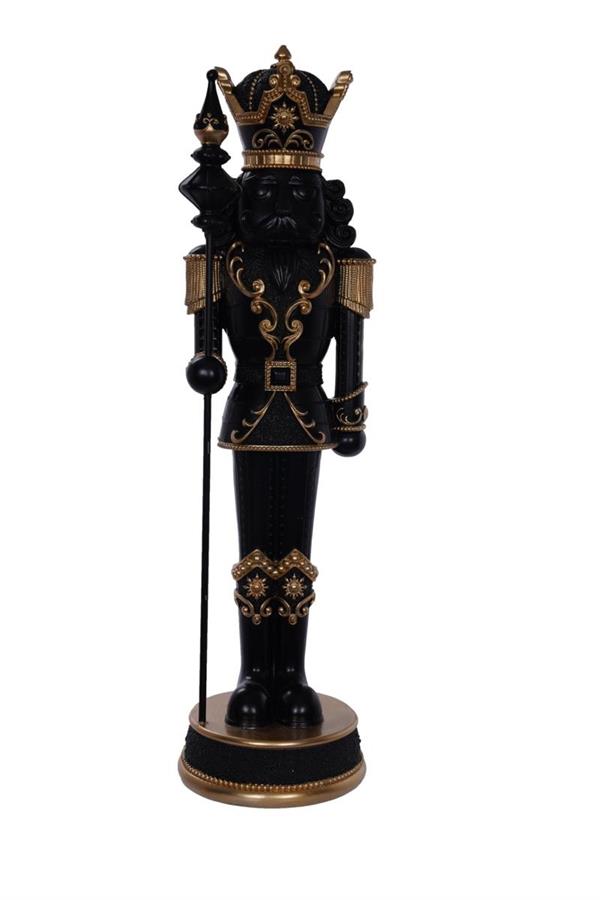 SOLDATINO RESINA 50cm NERO/ORO