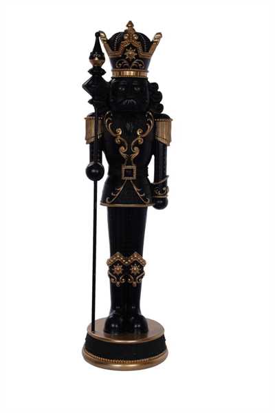SOLDATINO RESINA 50cm NERO/ORO