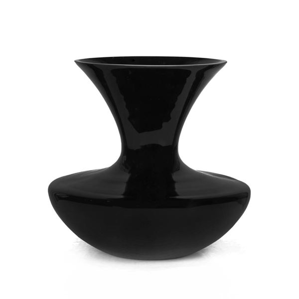 VASO VETRO 24X30cm NERO