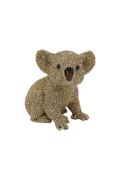 KOALA RESINA 13cm champagne