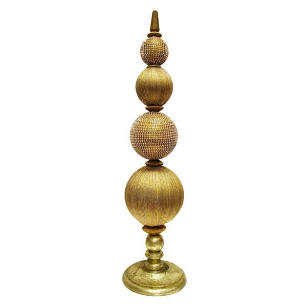 DECORO TOP Baroque RESINA/FLOCC. 51cm ORO