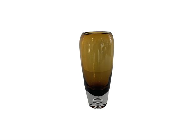 VASO VETRO Slim 23,5cm AMBRA
