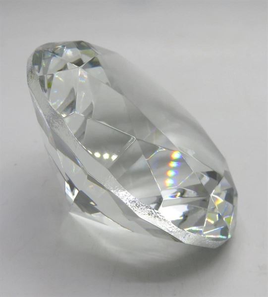DECORO DIAMANTE RESINA d 10cm