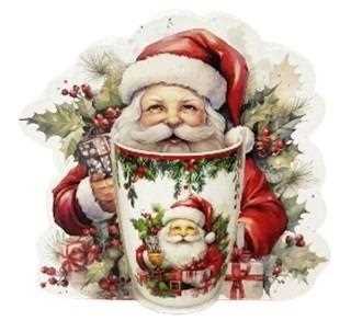 MUG BABBO NATALE PORCELLANA