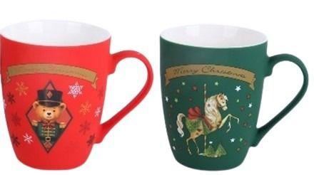 MUG IN PORCELLANA FLOCCATA ASS.