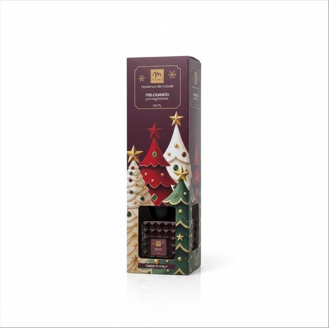 DIFFUSORE DI FRAGRANZA IN VETRO PRISMA 120 ML  MELOGRANO   C