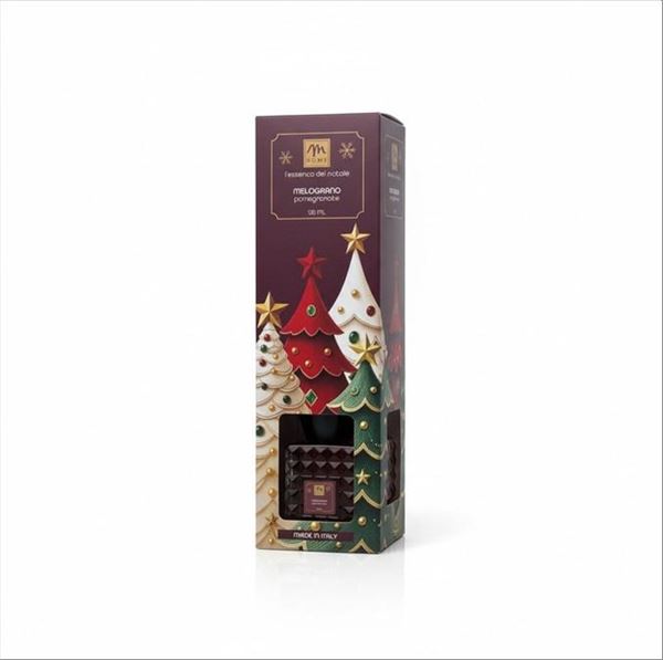DIFFUSORE DI FRAGRANZA IN VETRO PRISMA 120 ML  MELOGRANO   C