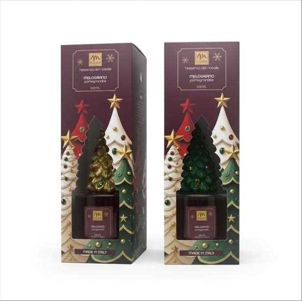 DIFFUSORE DI ESSENZA LOLA 500 ML PINI   MELOGRANO  C/BASTONC