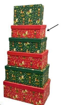 SCATOLA REGALO CARTONE CM.13x21x13