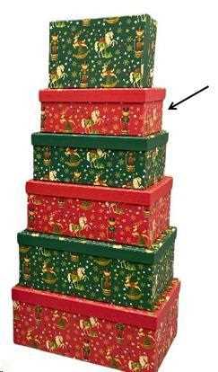 SCATOLA REGALO CARTONE CM.13x21x13
