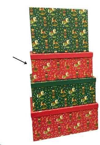 SCATOLA REGALO CARTONE CM.25x33x14