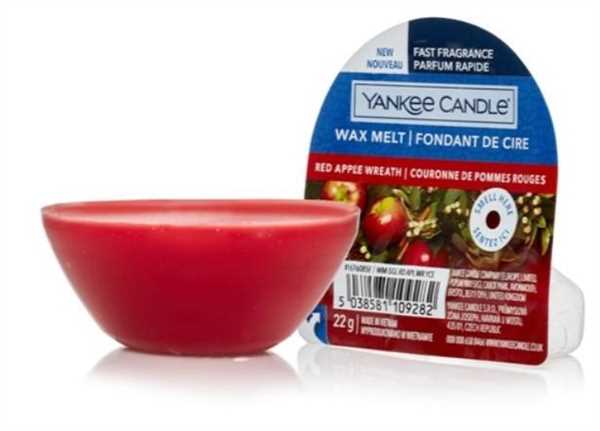 SINGLE WAX MELT RED APPLE WREATH