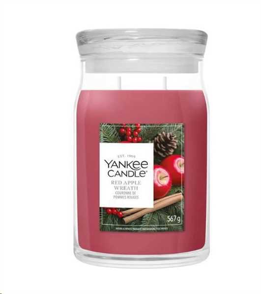 SIGNATURE GIARA GRANDE RED APPLE WREATH NEW