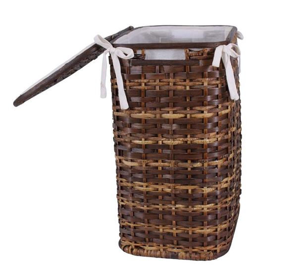 PORTABIANCHERIA RATTAN BAMBOO RETT.FOD.48X36H58