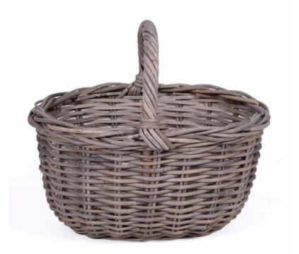 CESTO OLANDA GIUNCO GRIGIO SPAC. 41X35H22-35
