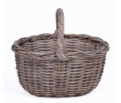 CESTO OLANDA GIUNCO GRIGIO SPAC. 41X35H22-35