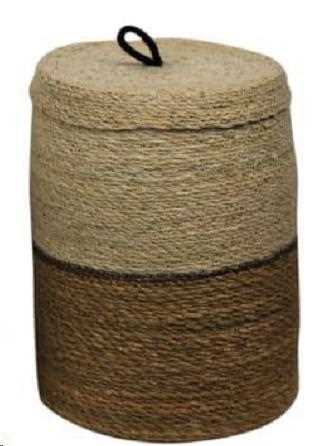 CESTINO IN ERBA CON COPER. CM.26X26X35