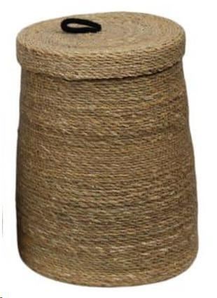 CESTINO IN ERBA CON COPER. CM.26X26X35