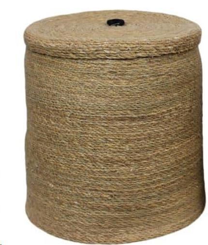 CESTINO IN ERBA CON COPER. CM.38X38X40