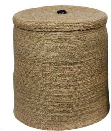 CESTINO IN ERBA CON COPER. CM.38X38X40