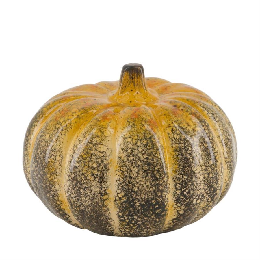 ZUCCA DIPINTA IN MAGNESIO CM.18x18x13.5