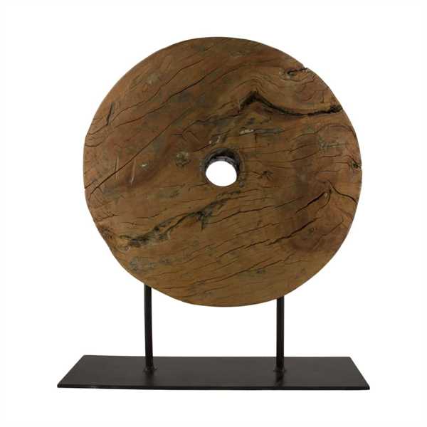 DECORO VINTAGE  LEGNO /METALLO CM.40x12.5x40